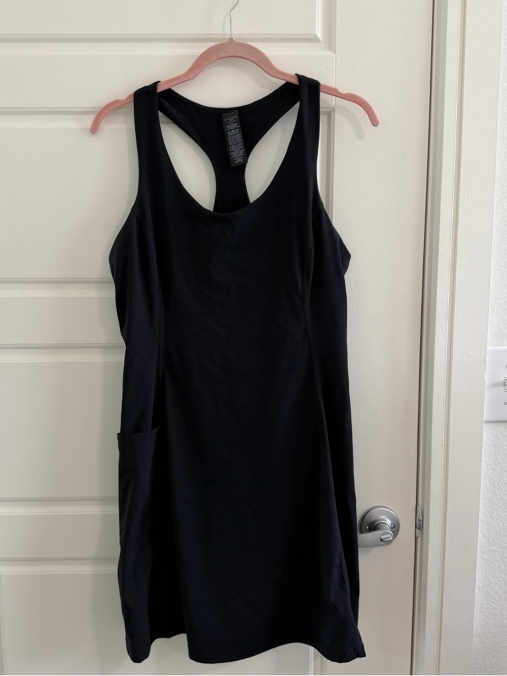 Sweaty Betty Black Racerback Sports Tennis Dress